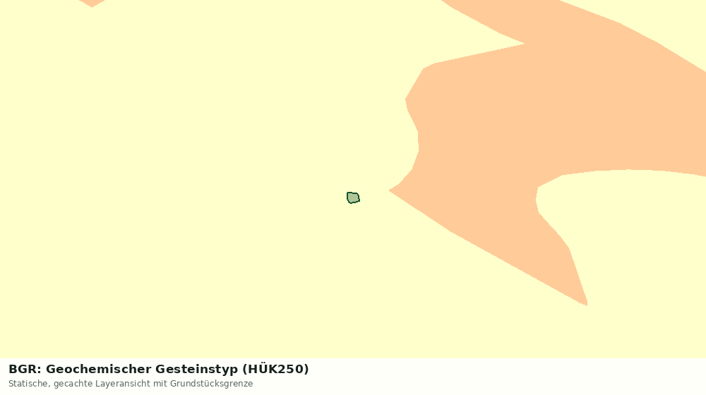 Statische Kartenansicht: BGR: Geochemischer Gesteinstyp (HÜK250)
