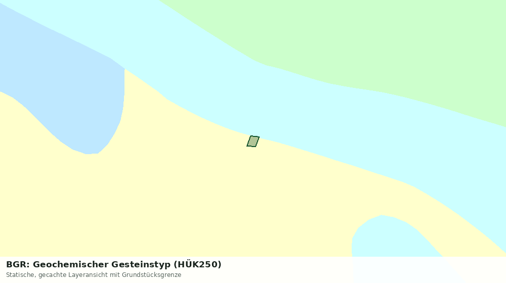 Statische Kartenansicht: BGR: Geochemischer Gesteinstyp (HÜK250)