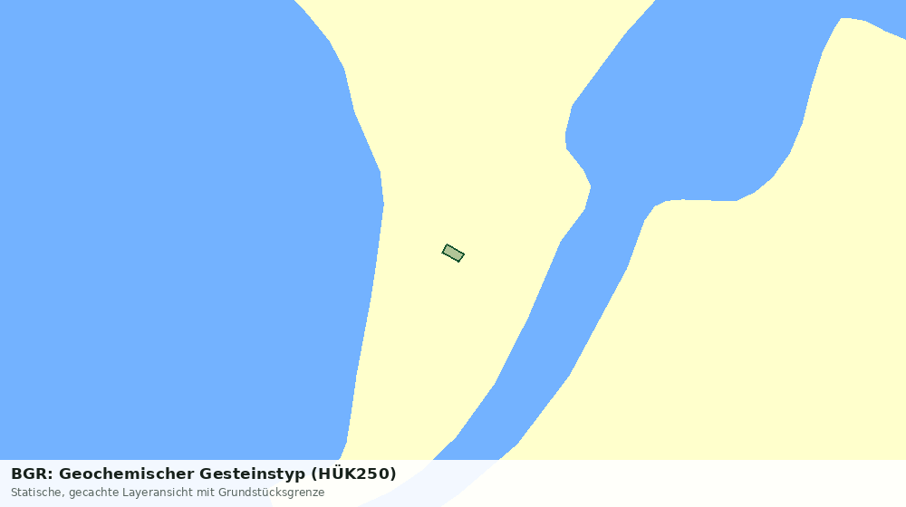Statische Kartenansicht: BGR: Geochemischer Gesteinstyp (HÜK250)