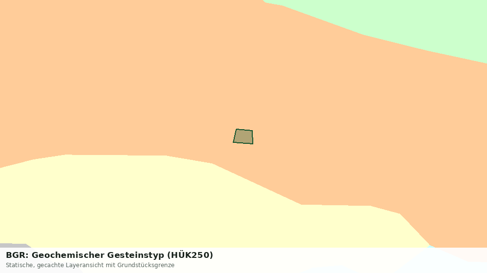 Statische Kartenansicht: BGR: Geochemischer Gesteinstyp (HÜK250)