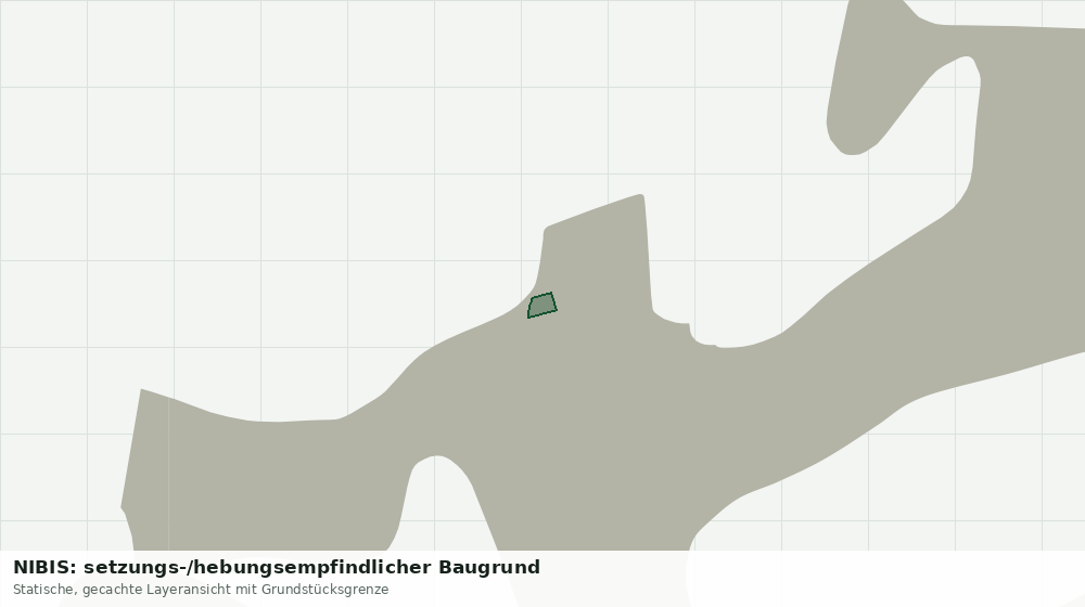 Statische Kartenansicht: NIBIS: setzungs-/hebungsempfindlicher Baugrund