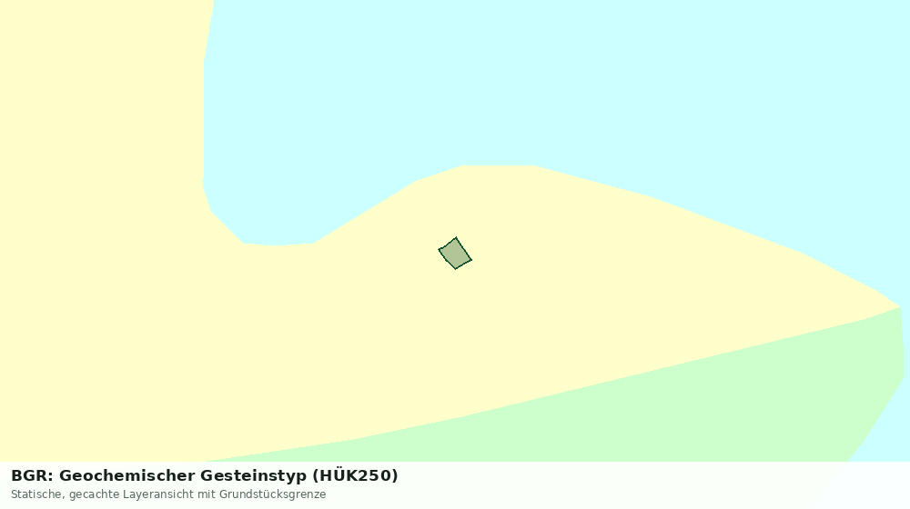 Statische Kartenansicht: BGR: Geochemischer Gesteinstyp (HÜK250)