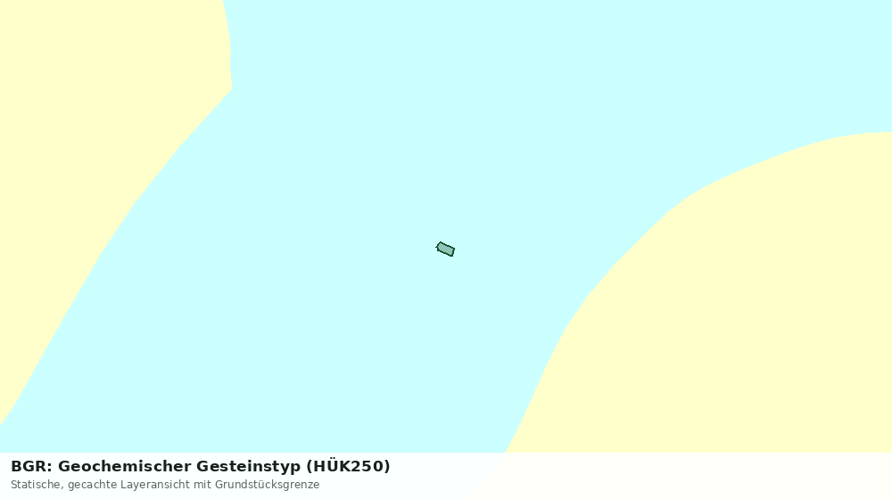 Statische Kartenansicht: BGR: Geochemischer Gesteinstyp (HÜK250)