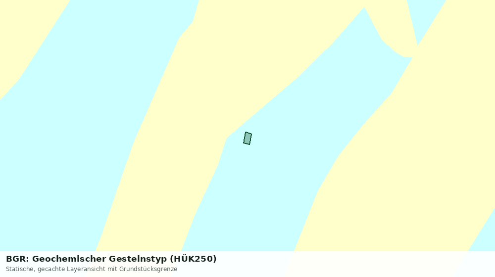 Statische Kartenansicht: BGR: Geochemischer Gesteinstyp (HÜK250)