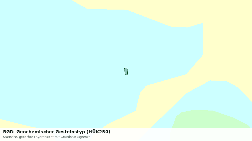 Statische Kartenansicht: BGR: Geochemischer Gesteinstyp (HÜK250)