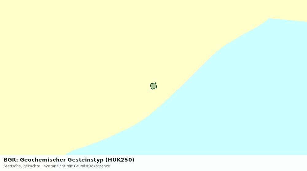 Statische Kartenansicht: BGR: Geochemischer Gesteinstyp (HÜK250)