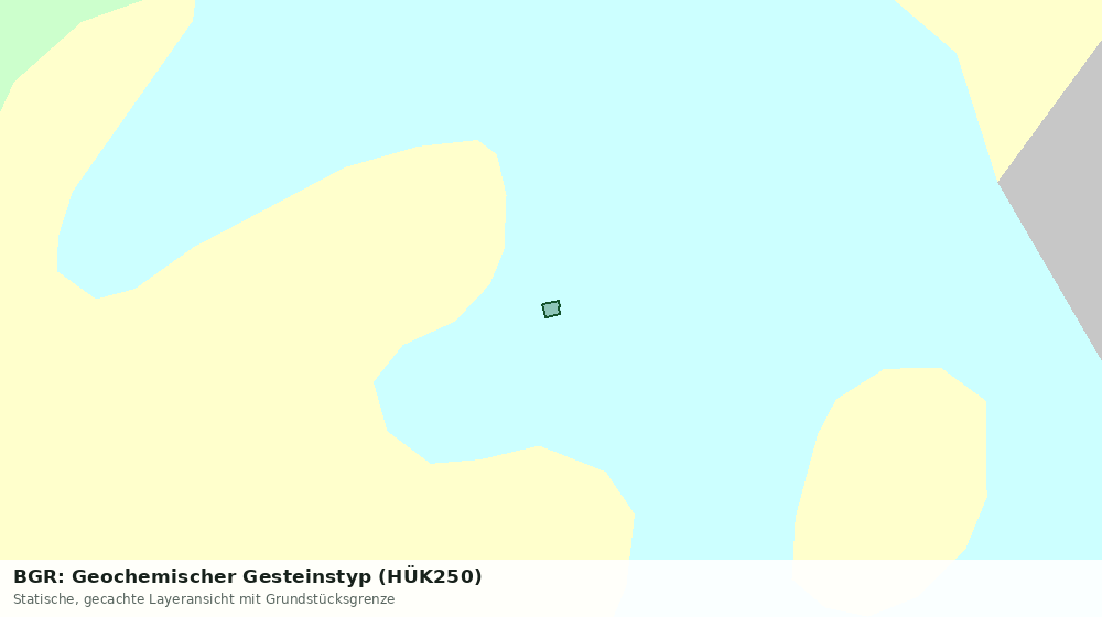 Statische Kartenansicht: BGR: Geochemischer Gesteinstyp (HÜK250)