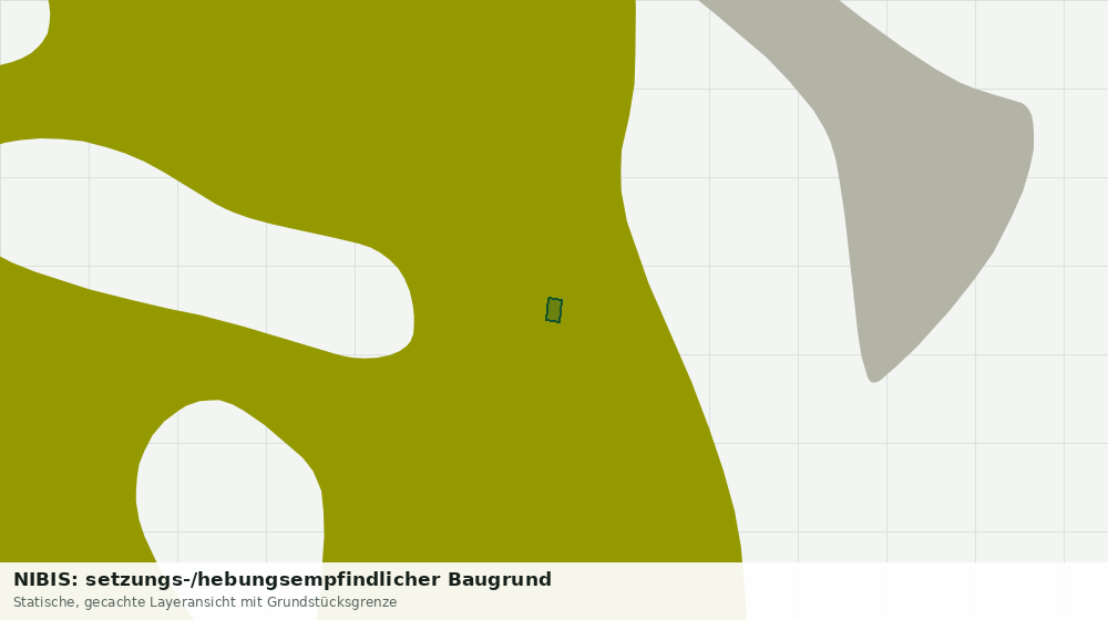 Statische Kartenansicht: NIBIS: setzungs-/hebungsempfindlicher Baugrund