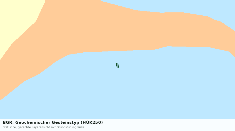 Statische Kartenansicht: BGR: Geochemischer Gesteinstyp (HÜK250)