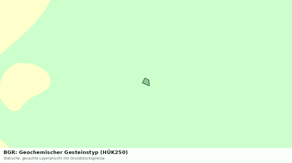 Statische Kartenansicht: BGR: Geochemischer Gesteinstyp (HÜK250)