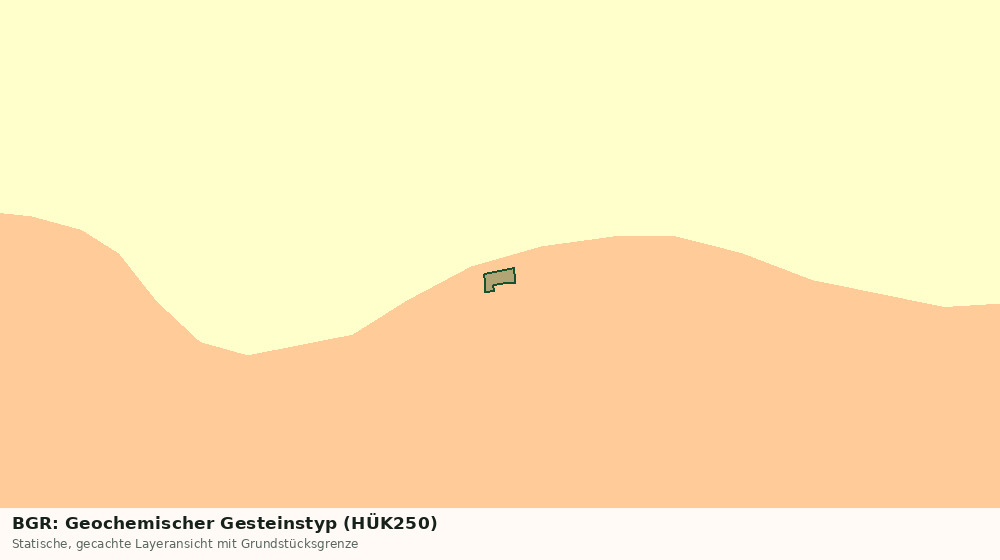 Statische Kartenansicht: BGR: Geochemischer Gesteinstyp (HÜK250)