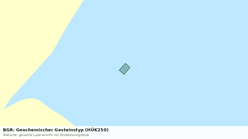 Statische Kartenansicht: BGR: Geochemischer Gesteinstyp (HÜK250)