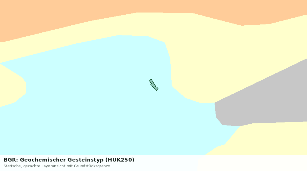Statische Kartenansicht: BGR: Geochemischer Gesteinstyp (HÜK250)