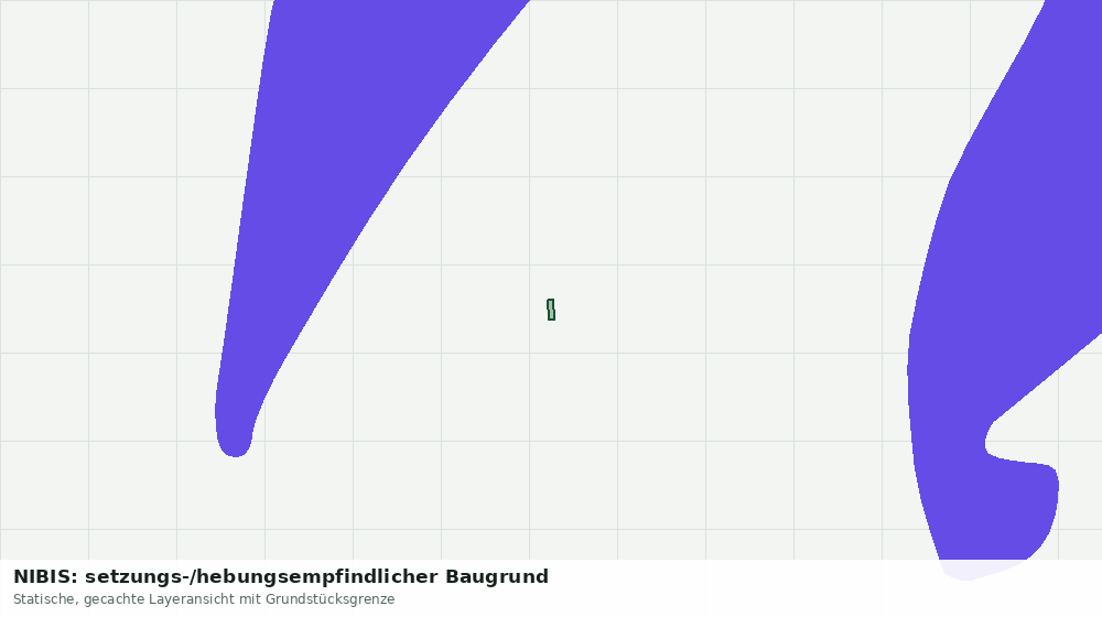 Statische Kartenansicht: NIBIS: setzungs-/hebungsempfindlicher Baugrund