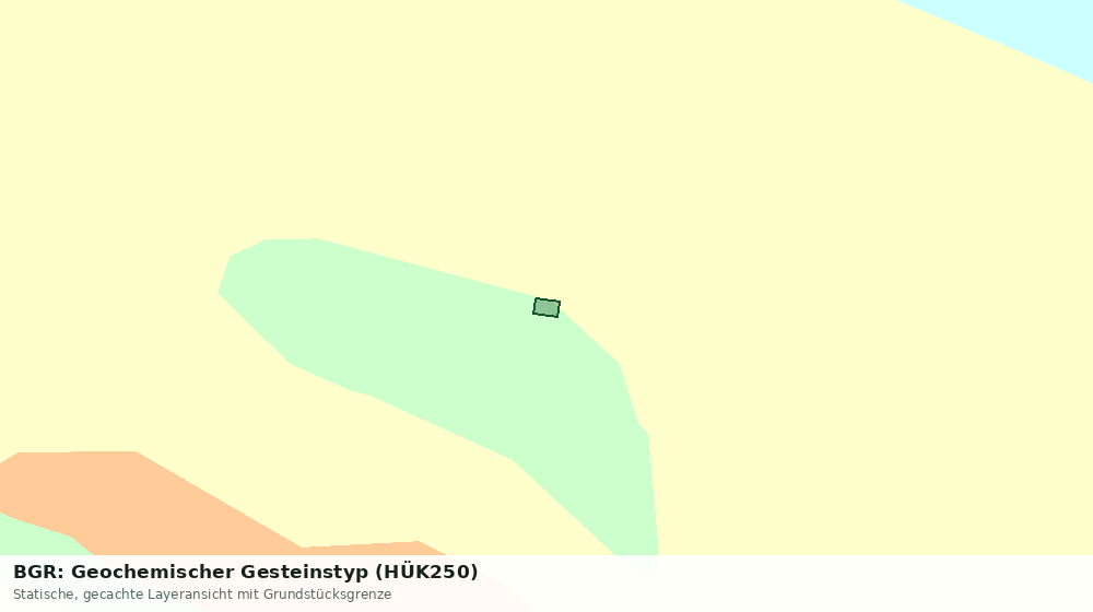 Statische Kartenansicht: BGR: Geochemischer Gesteinstyp (HÜK250)