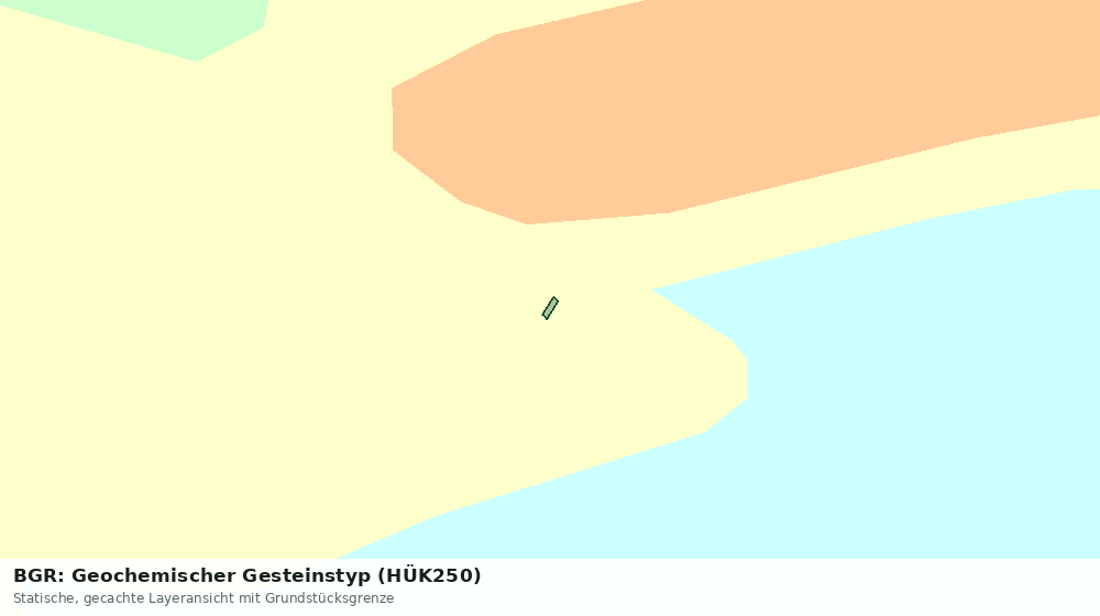 Statische Kartenansicht: BGR: Geochemischer Gesteinstyp (HÜK250)
