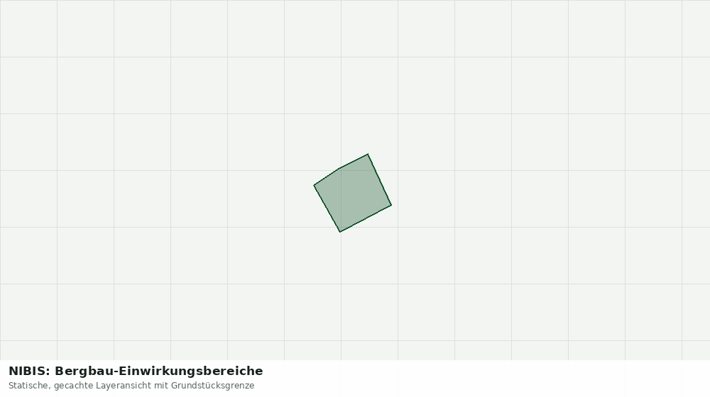 Statische Kartenansicht: NIBIS: Bergbau-Einwirkungsbereiche