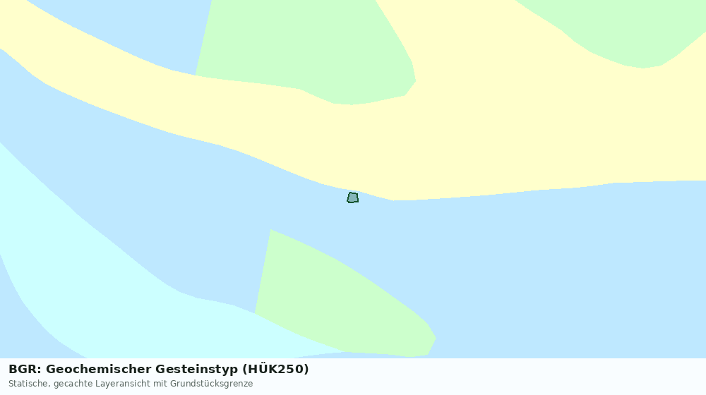 Statische Kartenansicht: BGR: Geochemischer Gesteinstyp (HÜK250)
