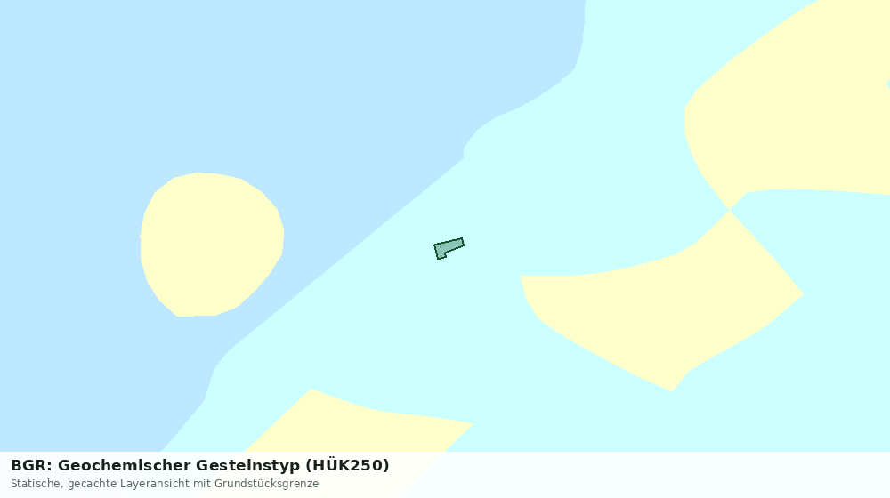 Statische Kartenansicht: BGR: Geochemischer Gesteinstyp (HÜK250)
