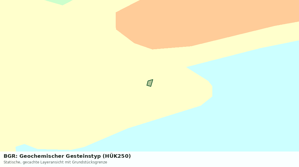 Statische Kartenansicht: BGR: Geochemischer Gesteinstyp (HÜK250)