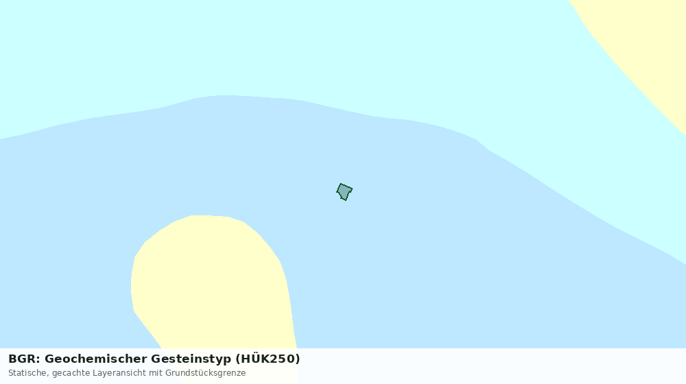 Statische Kartenansicht: BGR: Geochemischer Gesteinstyp (HÜK250)