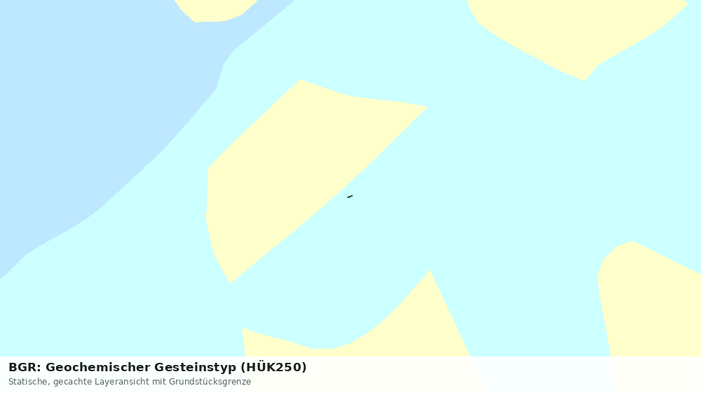 Statische Kartenansicht: BGR: Geochemischer Gesteinstyp (HÜK250)