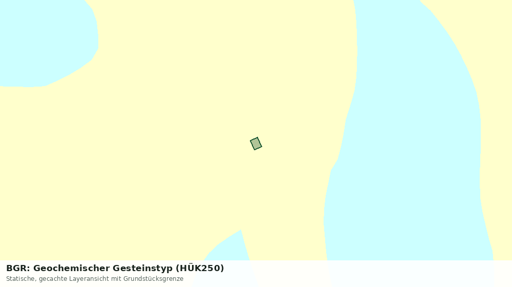 Statische Kartenansicht: BGR: Geochemischer Gesteinstyp (HÜK250)