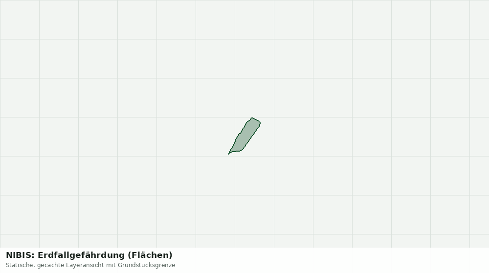 Statische Kartenansicht: NIBIS: Erdfallgefährdung (Flächen)