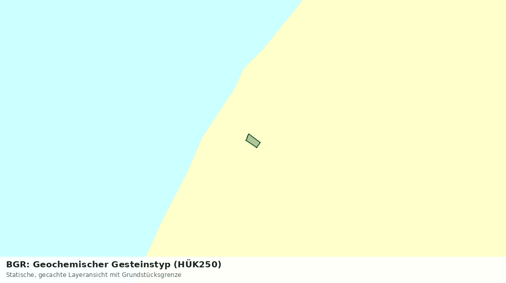 Statische Kartenansicht: BGR: Geochemischer Gesteinstyp (HÜK250)