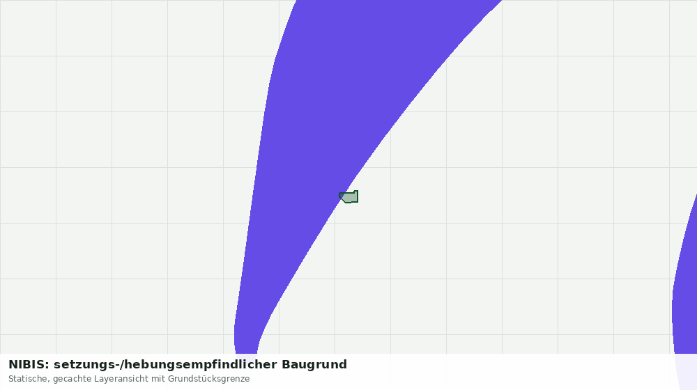 Statische Kartenansicht: NIBIS: setzungs-/hebungsempfindlicher Baugrund