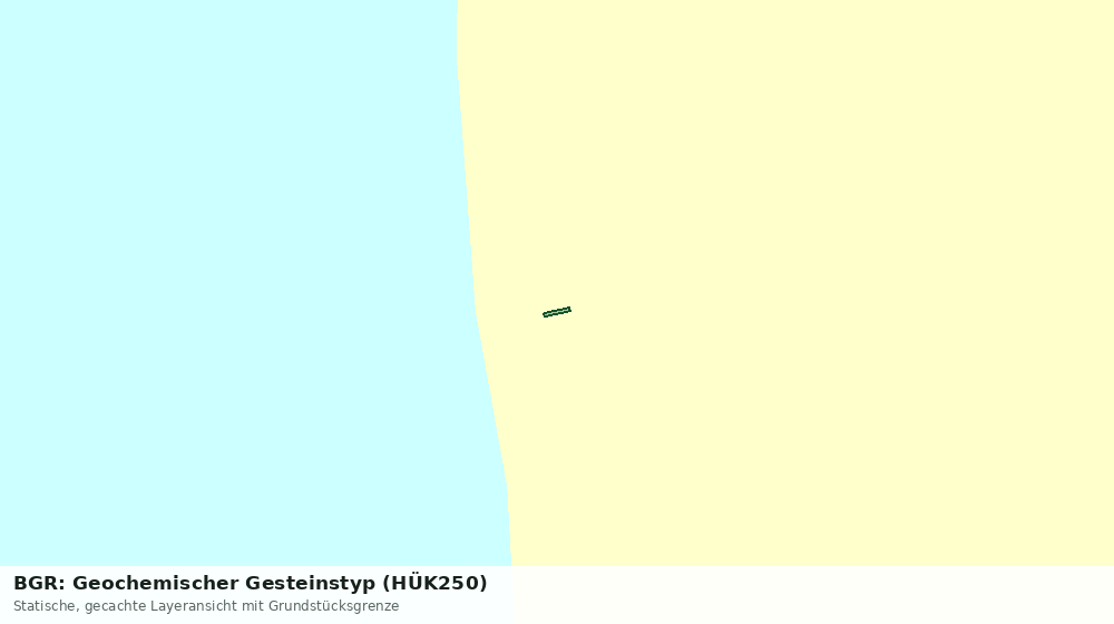 Statische Kartenansicht: BGR: Geochemischer Gesteinstyp (HÜK250)