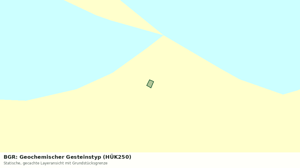Statische Kartenansicht: BGR: Geochemischer Gesteinstyp (HÜK250)