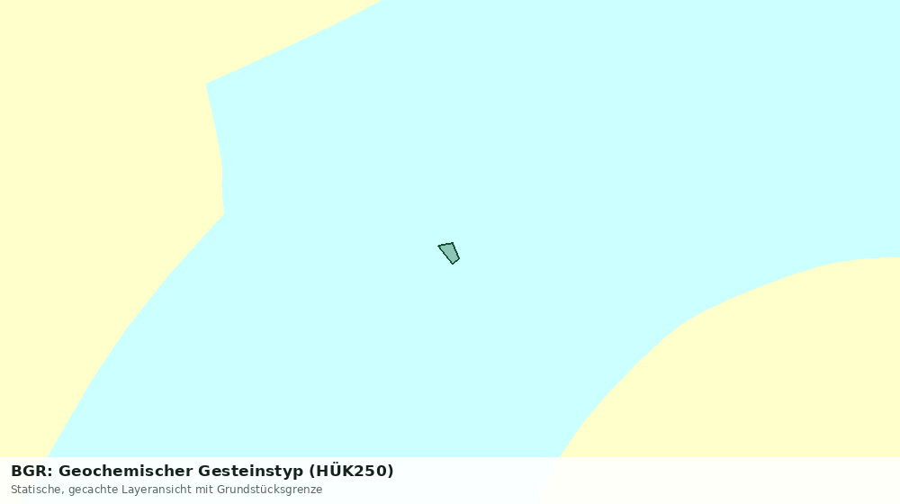 Statische Kartenansicht: BGR: Geochemischer Gesteinstyp (HÜK250)