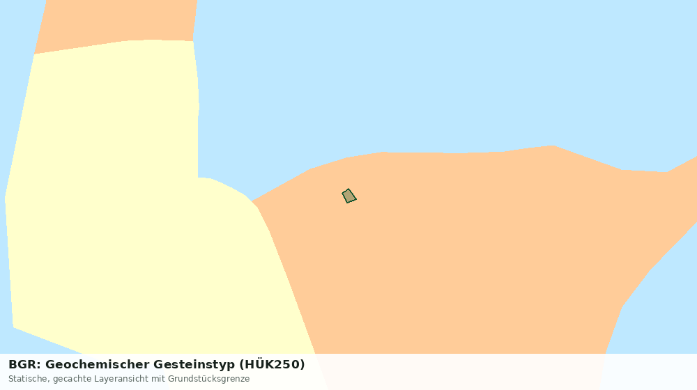 Statische Kartenansicht: BGR: Geochemischer Gesteinstyp (HÜK250)