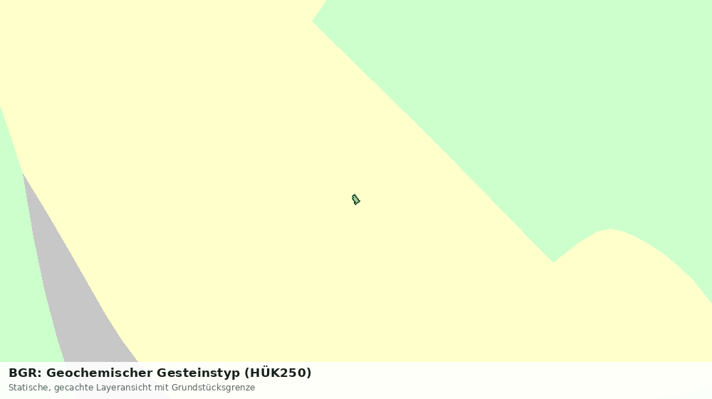Statische Kartenansicht: BGR: Geochemischer Gesteinstyp (HÜK250)