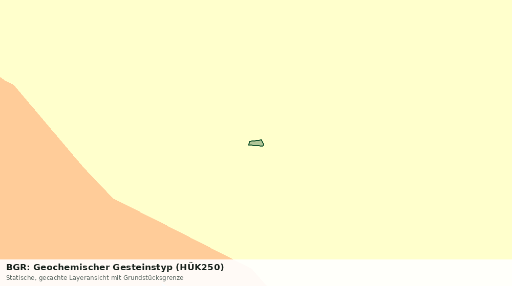 Statische Kartenansicht: BGR: Geochemischer Gesteinstyp (HÜK250)