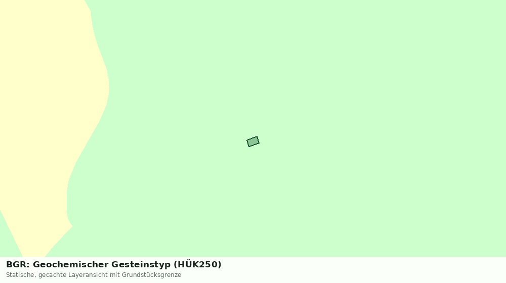 Statische Kartenansicht: BGR: Geochemischer Gesteinstyp (HÜK250)