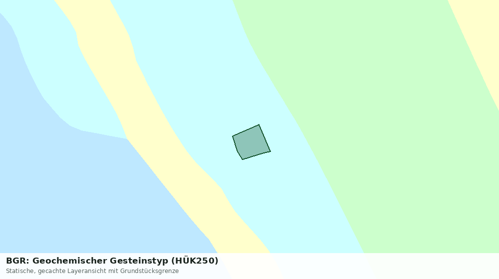 Statische Kartenansicht: BGR: Geochemischer Gesteinstyp (HÜK250)