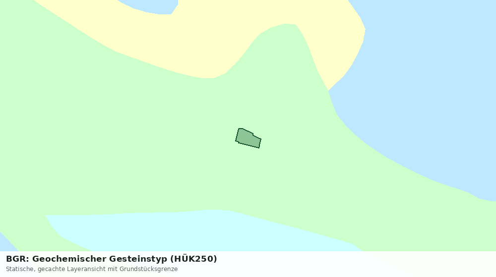 Statische Kartenansicht: BGR: Geochemischer Gesteinstyp (HÜK250)