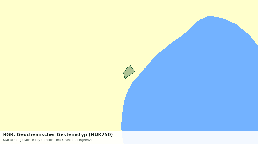 Statische Kartenansicht: BGR: Geochemischer Gesteinstyp (HÜK250)
