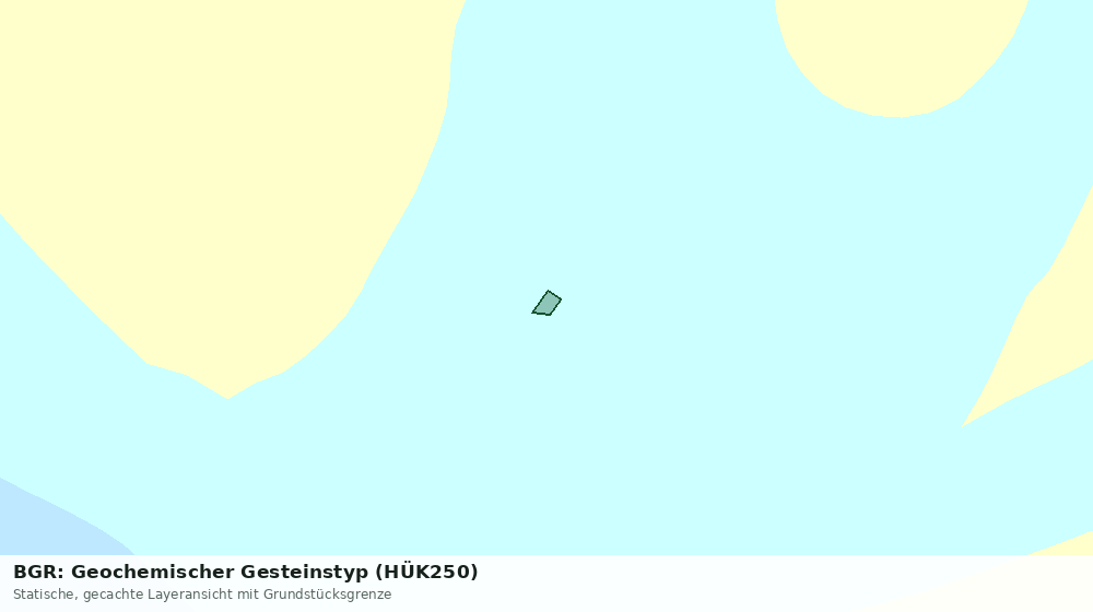 Statische Kartenansicht: BGR: Geochemischer Gesteinstyp (HÜK250)