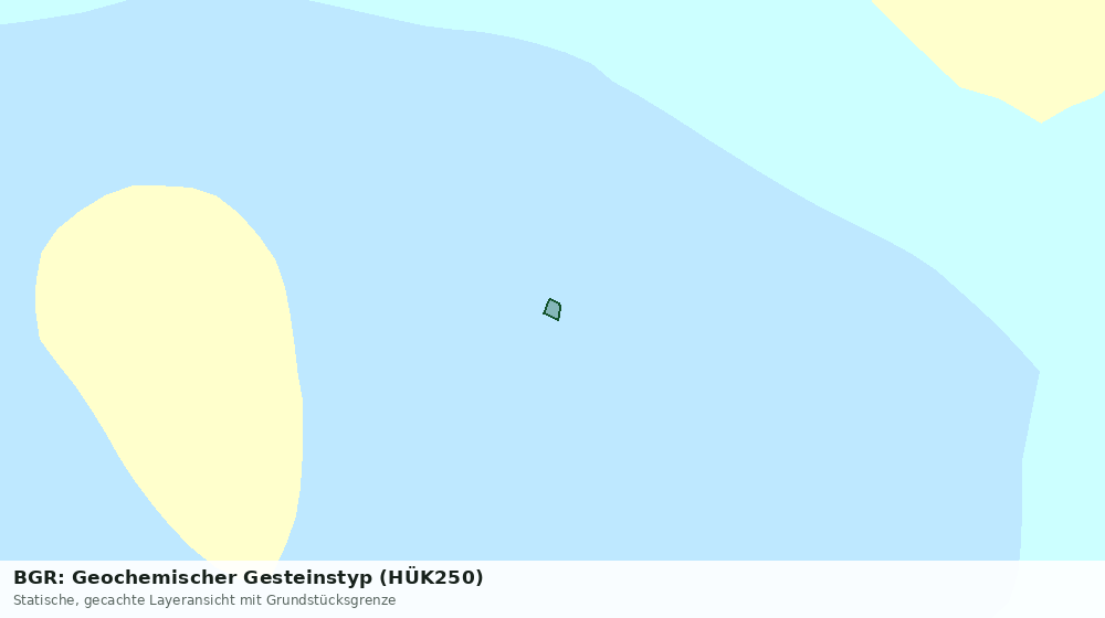 Statische Kartenansicht: BGR: Geochemischer Gesteinstyp (HÜK250)