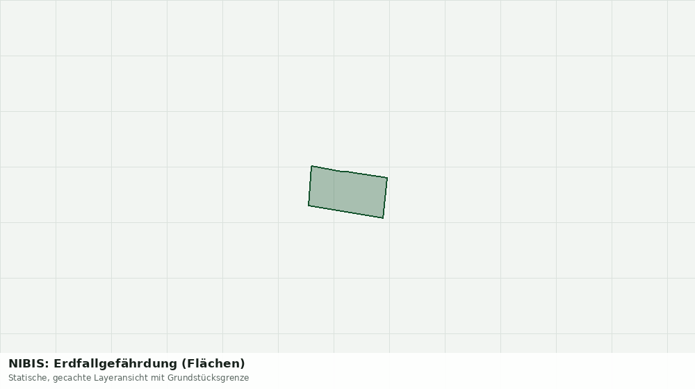 Statische Kartenansicht: NIBIS: Erdfallgefährdung (Flächen)