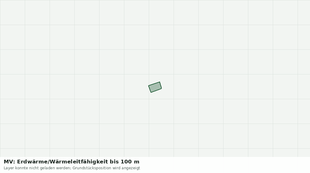 Statische Kartenansicht: MV: Erdwärme/Wärmeleitfähigkeit bis 100 m