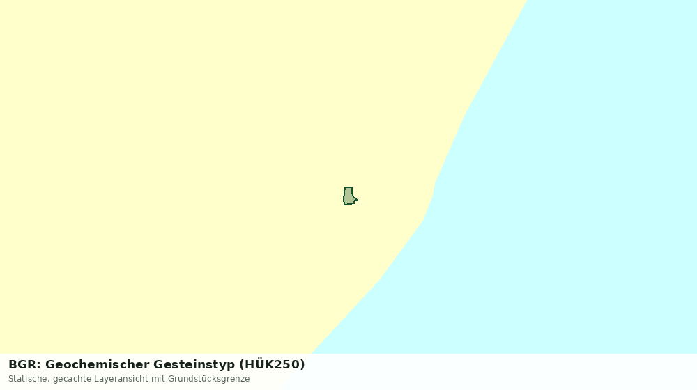 Statische Kartenansicht: BGR: Geochemischer Gesteinstyp (HÜK250)