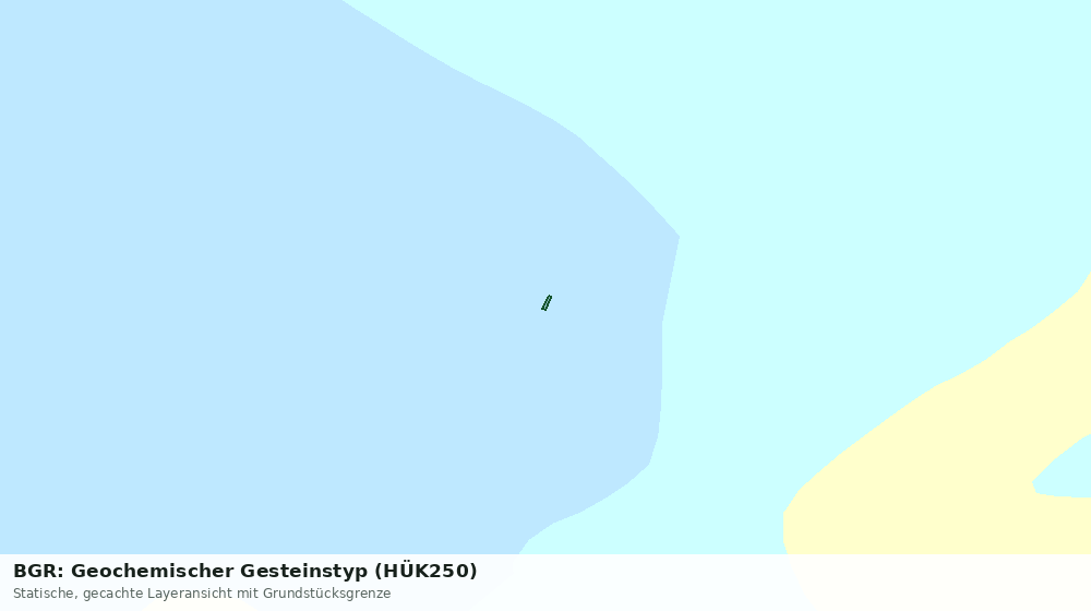 Statische Kartenansicht: BGR: Geochemischer Gesteinstyp (HÜK250)