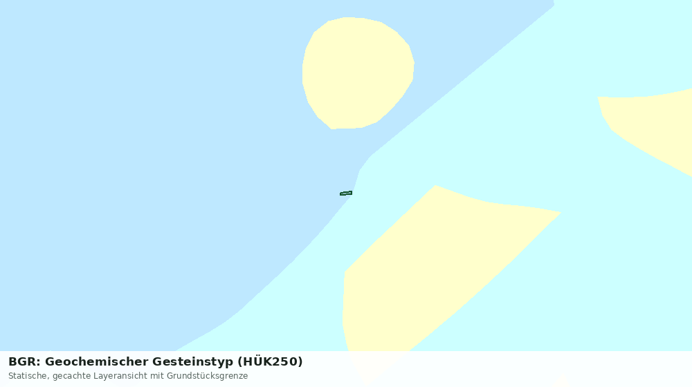 Statische Kartenansicht: BGR: Geochemischer Gesteinstyp (HÜK250)