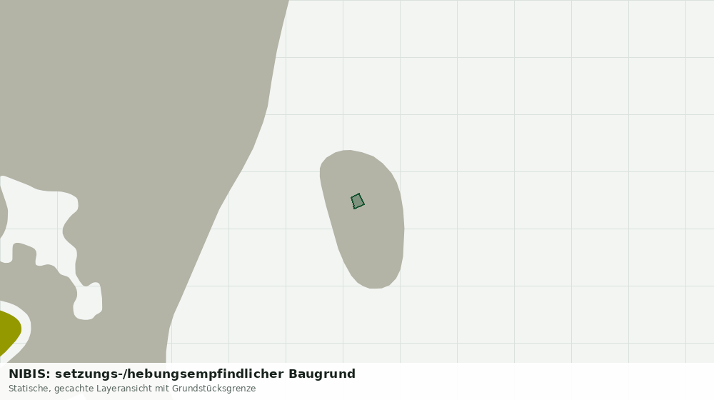 Statische Kartenansicht: NIBIS: setzungs-/hebungsempfindlicher Baugrund