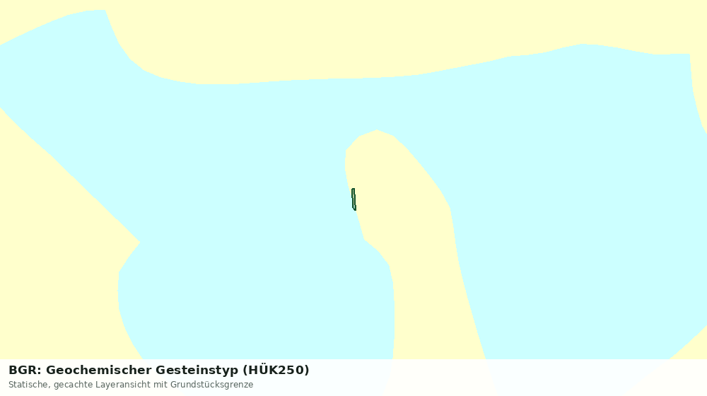 Statische Kartenansicht: BGR: Geochemischer Gesteinstyp (HÜK250)