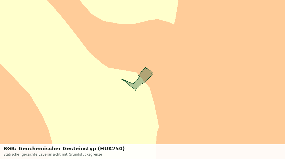 Statische Kartenansicht: BGR: Geochemischer Gesteinstyp (HÜK250)